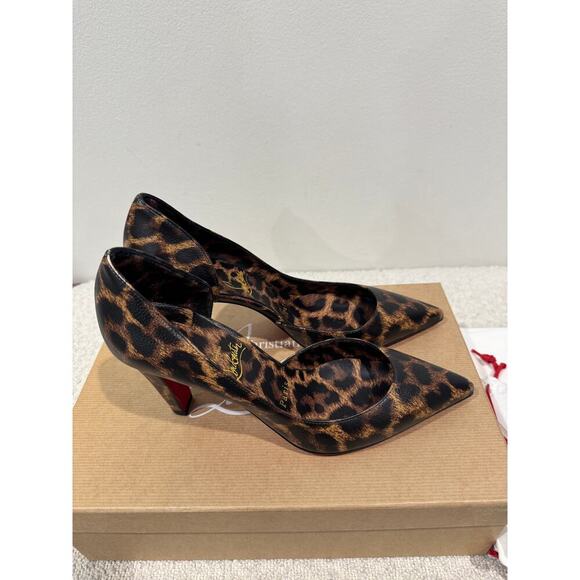 CHRISTIAN LOUBOUTIN
Vibella Red-Sole Leopard-Print Leather Pumps 37 BNIB - Picture 12 of 14